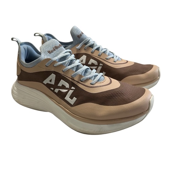 APL Men’s Podium Oracle Red Bull Racing Lace Up Sneakers In Brown/Cream Sz.13 - Picture 1 of 11